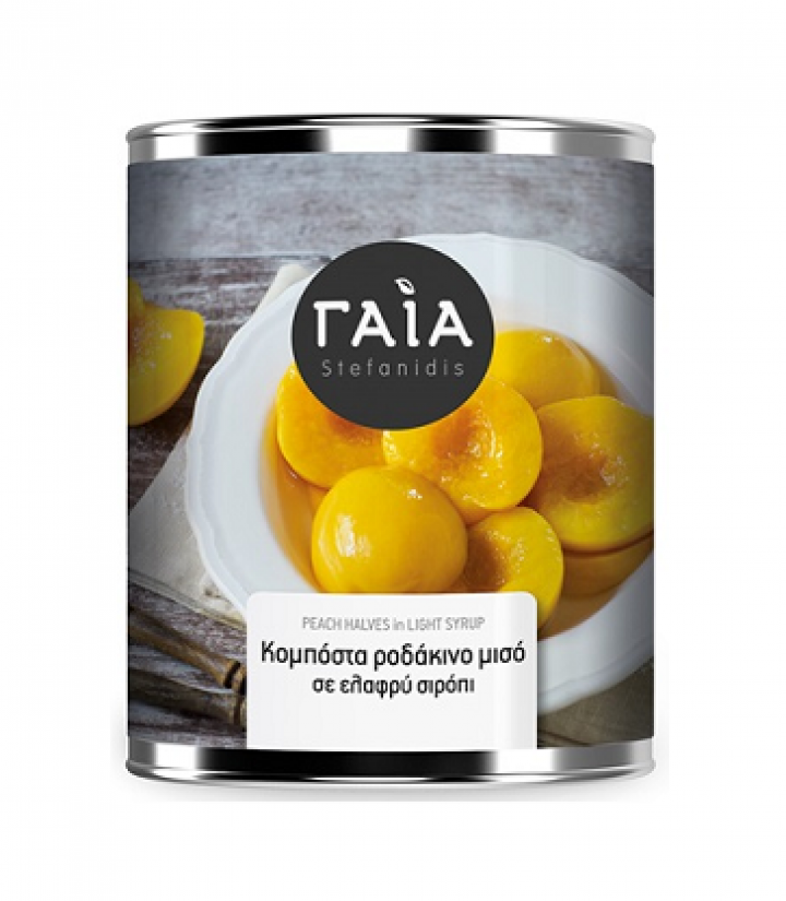 PEACH HALVES GAIA 3Kg