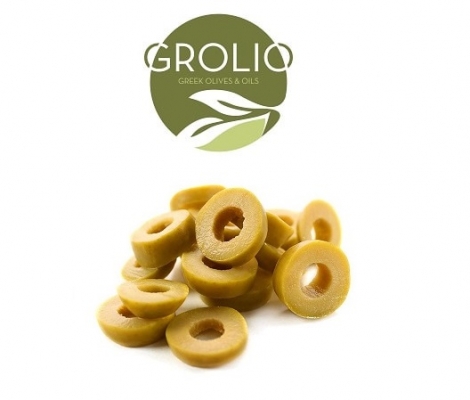 GREEN OLIVE RINGS GROLIO 3Kg